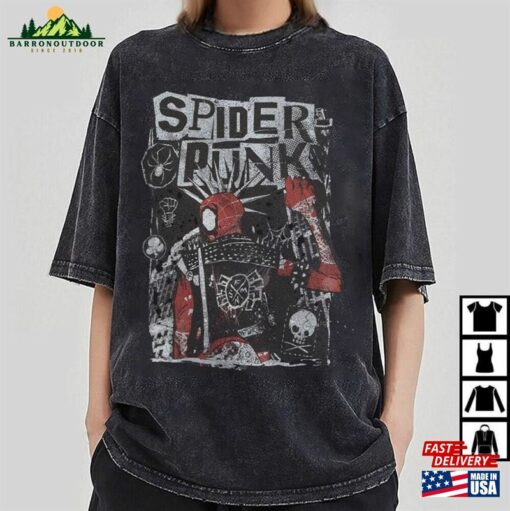 Retro Spider Punk Sweatshirt Man Across The Hoodie