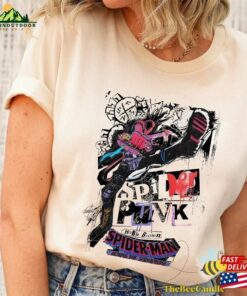 Retro Spider Punk T-Shirt Spiderman Comic Marvel Unisex Sweatshirt Retro Spider Punk T-Shirt Spiderman Comic Marvel Unisex Sweatshirt