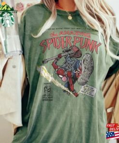 Retro Spider Punk Tee Man Across The Hoodie Unisex 3