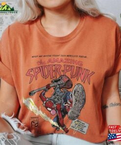 Retro Spider Punk Tee Man Across The Hoodie Unisex 4