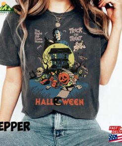 Retro The Night He Came Home Comfort Color Tee Halloween Trick Or Treat Sweatshirt Michael Myers Shirt T-Shirt Unisex
