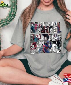 Retro Vintage Marvel Shirt Spider Man Across The Unisex Classic