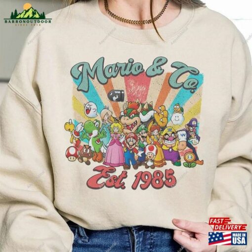 Return To Mario Co Shirt The Super Bros Movie Hoodie Sweatshirt