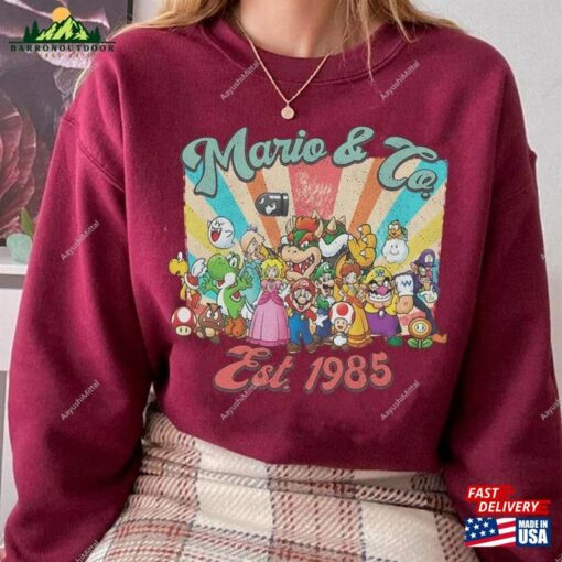 Return To Mario Co Shirt The Super Bros Movie Hoodie Sweatshirt