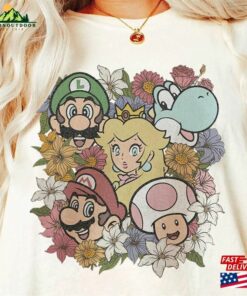 Return To Mario Floral Shirt The Super Bros Movie Main Street Usa Unisex T-Shirt Return To Mario Floral Shirt The Super Bros Movie Main Street Usa Unisex T-Shirt
