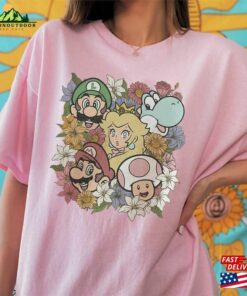 Return To Mario Floral Shirt The Super Bros Movie Main Street Usa Unisex T-Shirt 2 Return To Mario Floral Shirt The Super Bros Movie Main Street Usa Unisex T Shirt 3