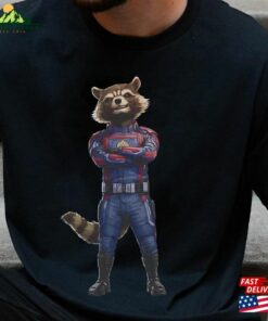 Rocket Hero Pose Shirt Raccoon Guardians Of The Galaxy Vol 3 Classic Unisex Rocket Hero Pose Shirt Raccoon Guardians Of The Galaxy Vol 3 Classic Unisex