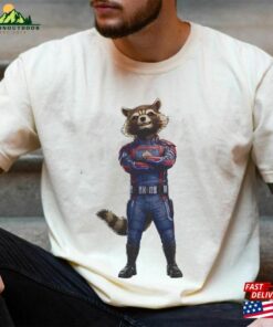 Rocket Hero Pose Shirt Raccoon Guardians Of The Galaxy Vol 3 Classic Unisex