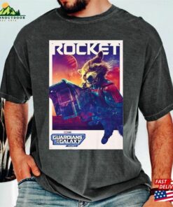 Rocket Poster Shirt Guardians Of The Galaxy Vol 3 Marvel Movie 2023 Unisex Hoodie