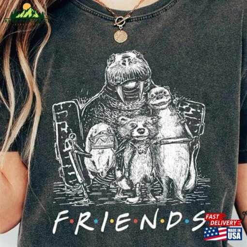 Rocket Raccoon And Friends Comfort Colors Shirt Hoodie Classic