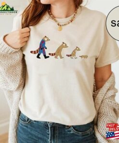 Rocket Raccoon Shirt Abbey Road Lylla Floor Teefs Unisex T-Shirt 2 Rocket Raccoon Shirt Abbey Road Lylla Floor Teefs Unisex T Shirt 3