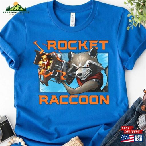 Rocket Raccoon T-Shirt Guardians Of The Galaxy Volume 3 Shirt Marvel Comics Movie 2023 Unisex