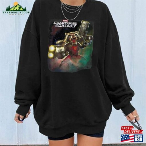 Rocket Racoon Shirt Marvel Guardians Of The Galaxy Classic Hoodie