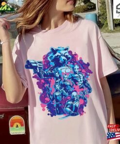 Rocket Team Guardians Of The Galaxy Volume 3 T Shirt Groot Star Lord Mantis Drax Nebula Hoodie Unisex 3