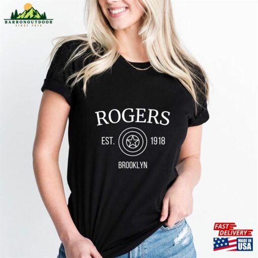 Rogers Est 1918 Shirt Brooklyn America Hoodie Sweatshirt