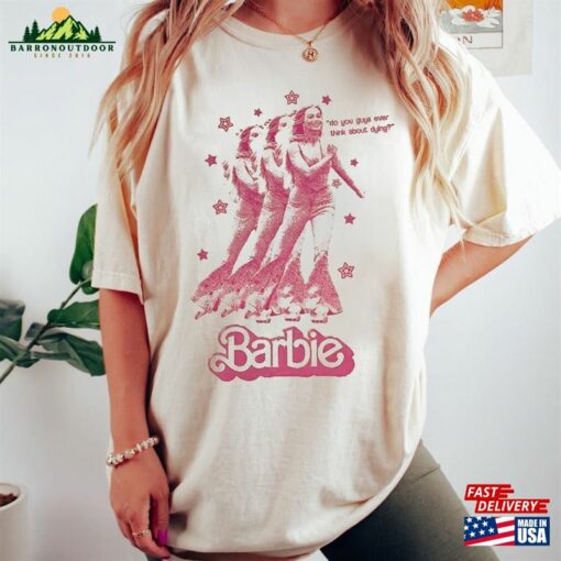 Roller Derby Death Barbie Shirt Existential Vintage Style Movie Parody T-Shirt Unisex