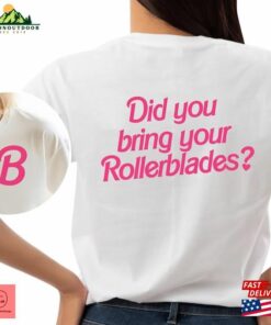 Rollerblading Double Sides Unisex Shirt Barbie Merch Classic Rollerblading Double Sides Unisex Shirt Barbie Merch Classic