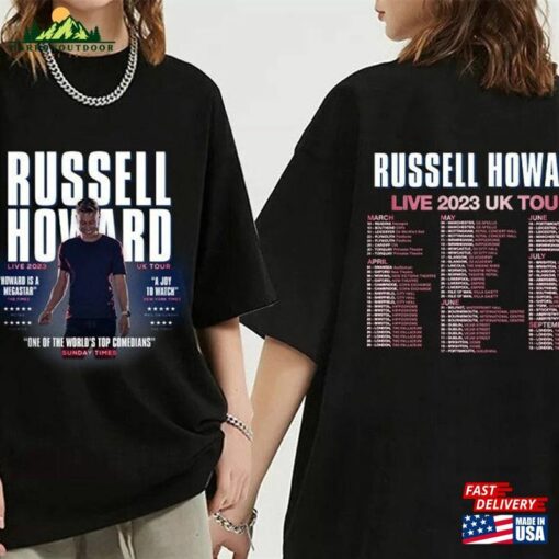 Russell Howard Live 2023 Uk Tour Shirt For Fan Concert Unisex Hoodie