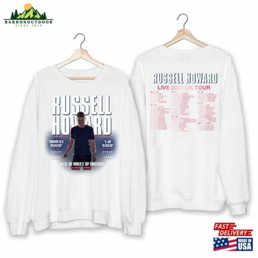 Russell Howard Live 2023 Uk Tour Shirt For Fan Concert Unisex Hoodie