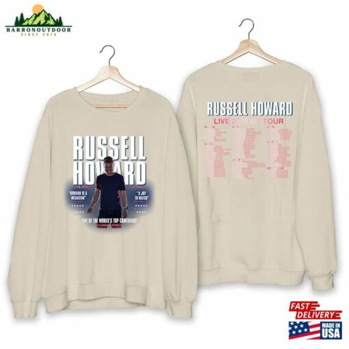 Russell Howard Live 2023 Uk Tour Shirt For Fan Concert Unisex Hoodie