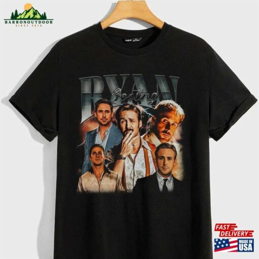 Ryan Gosling Movie 2023 Vintage T-Shirt Graphic Unisex Retro 90 Classic