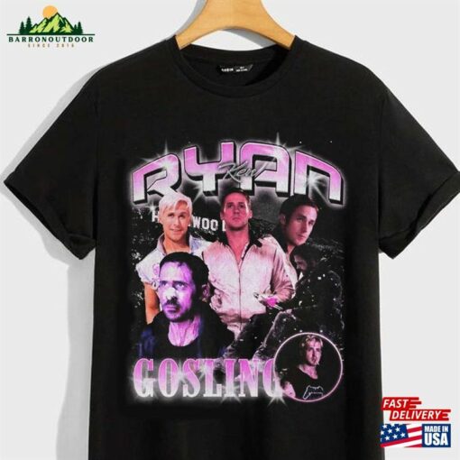 Ryan Gosling Vintage Bootleg Shirt Homage T-Shirt Fan Tees Unisex