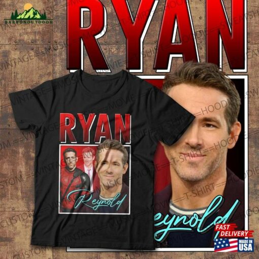 Ryan Vintage 90’S Tee Reynolds Shirt Dp Wade Wilson Deadpool Classic Sweatshirt