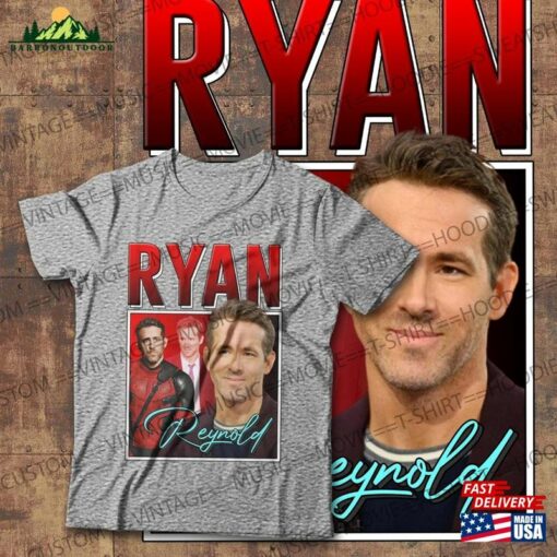 Ryan Vintage 90’S Tee Reynolds Shirt Dp Wade Wilson Deadpool Classic Sweatshirt