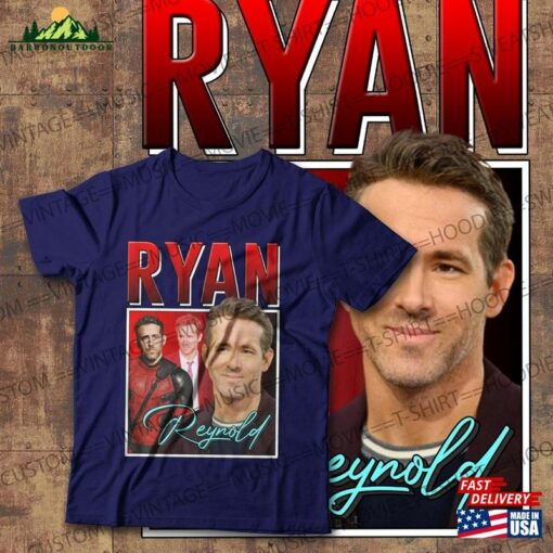 Ryan Vintage 90’S Tee Reynolds Shirt Dp Wade Wilson Deadpool Classic Sweatshirt