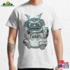 Samurai Cute Fat Cat Classic T-Shirt Unisex