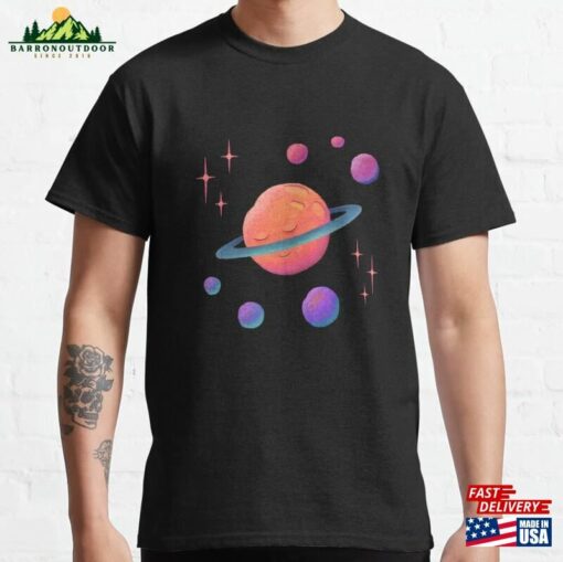 Saturn As An Orange Classic T-Shirt Hoodie Unisex