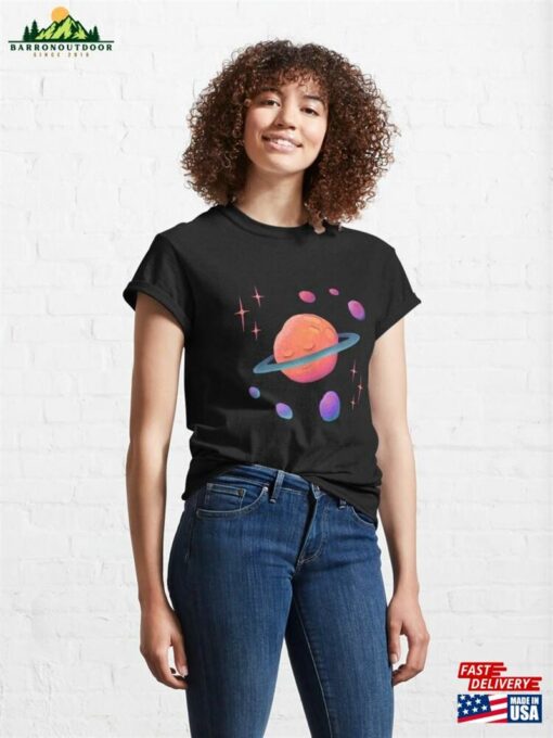 Saturn As An Orange Classic T-Shirt Hoodie Unisex