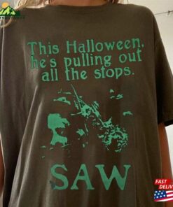 Saw Movie Haloween Shirt Vintage 90S T-Shirt Halloween Classic Saw Movie Haloween Shirt Vintage 90S T-Shirt Halloween Classic
