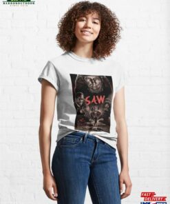 Saw Want To Play Poster Classic T-Shirt Hoodie Unisex 3 Saw Want To Play Poster Classic T Shirt Hoodie Unisex 4