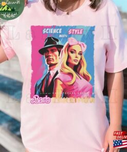 Science Meet Style Barbenheimer 72123 Shirt Barbie Oppenheimer Cillian Murphy Margot Robbie Hoodie T-Shirt Science Meet Style Barbenheimer 72123 Shirt Barbie Oppenheimer Cillian Murphy Margot Robbie Hoodie T-Shirt
