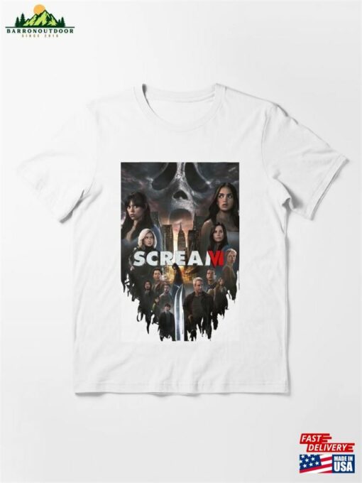 Scream 6 Horror Movie Vl Poster Essential T-Shirt Unisex