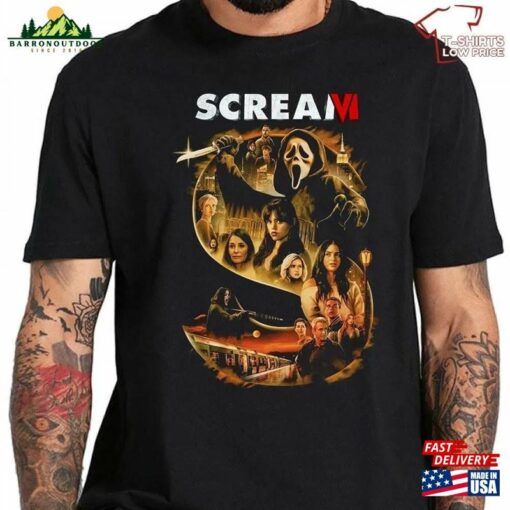 Scream 6 Unisex T-Shirt The Movie 2023 Horror Shirt