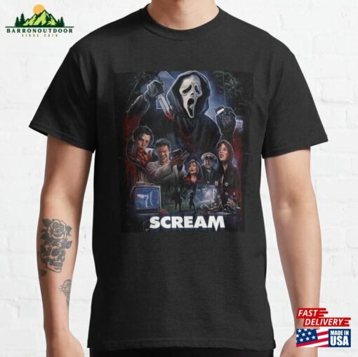 Scream Horror Movie Artwork Classic T-Shirt Sweatshirt