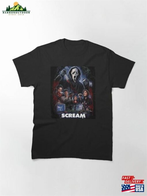 Scream Horror Movie Artwork Classic T-Shirt Sweatshirt