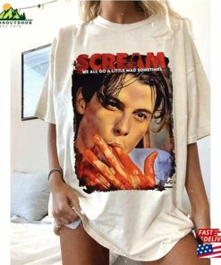 Scream Horror Movie Billy We All Go A Little Mad Sometimes Vintage T-Shirt Halloween 2023 Crewneck Hoodie Classic Scream Horror Movie Billy We All Go A Little Mad Sometimes Vintage T-Shirt Halloween 2023 Crewneck Hoodie Classic