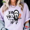 Scream Inspired Halloween Tee No You Hang Up T-Shirt Trendy 90S Hoodie