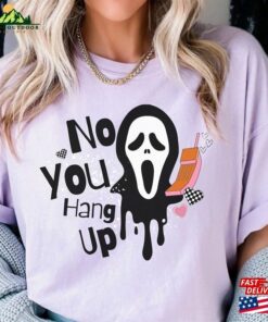 Scream Inspired Halloween Tee No You Hang Up T-Shirt Trendy 90S Hoodie Scream Inspired Halloween Tee No You Hang Up T-Shirt Trendy 90S Hoodie