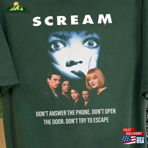 Scream Movie Shirt T-Shirt Vintage Halloween Unisex Sweatshirt