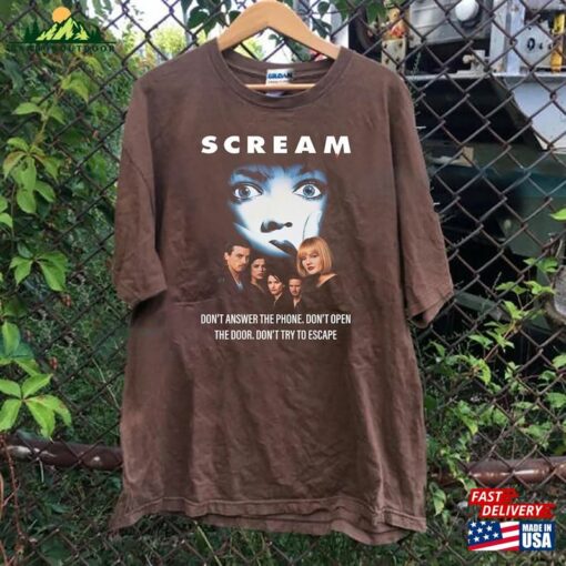 Scream Movie Shirt T-Shirt Vintage Halloween Unisex Sweatshirt