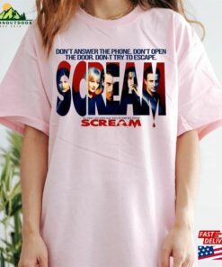 Scream Movie Vintage Shirt Halloween 2023 Horror Hoodie Unisex