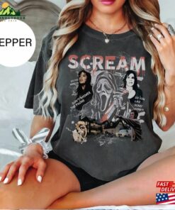 Scream Vintage Halloween Shirt Horror Movie Ghostface Shirts Unisex Classic Scream Vintage Halloween Shirt Horror Movie Ghostface Shirts Unisex Classic