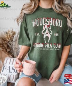 Scream Vintage Halloween Shirt Tee Woodsboro Horror Club T-Shirt Unisex 2 Scream Vintage Halloween Shirt Tee Woodsboro Horror Club T Shirt Unisex 3