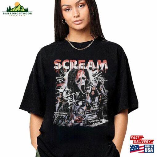 Scream Vintage Halloween Shirt Unisex Classic