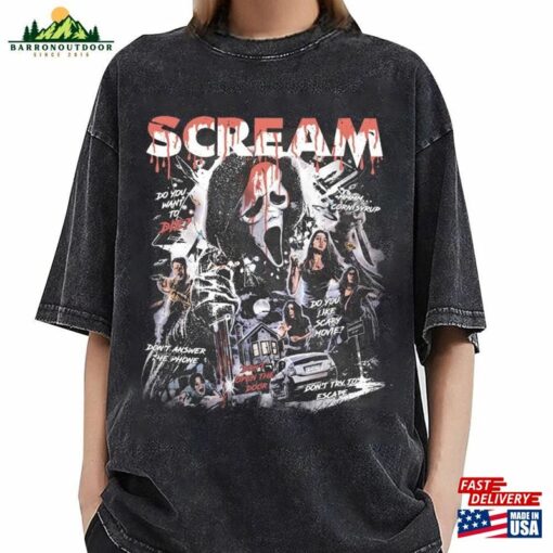 Scream Vintage Halloween Shirt Unisex Classic