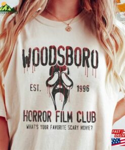 Scream Vintage Halloween Shirt Woodsboro Horror Club Sweatshirt Classic Scream Vintage Halloween Shirt Woodsboro Horror Club Sweatshirt Classic
